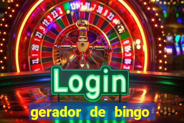 gerador de bingo cha de bebe